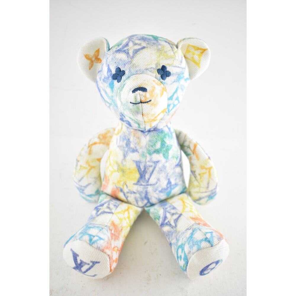 Louis Vuitton Unicef Doudou Pastel Monogram Watercolor Multicolor Teddy Bear - Picture 2 of 16